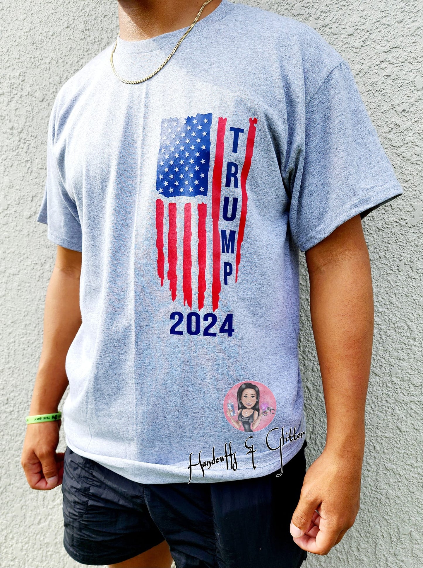 T-Shirt: TRUMP 2024 Flag