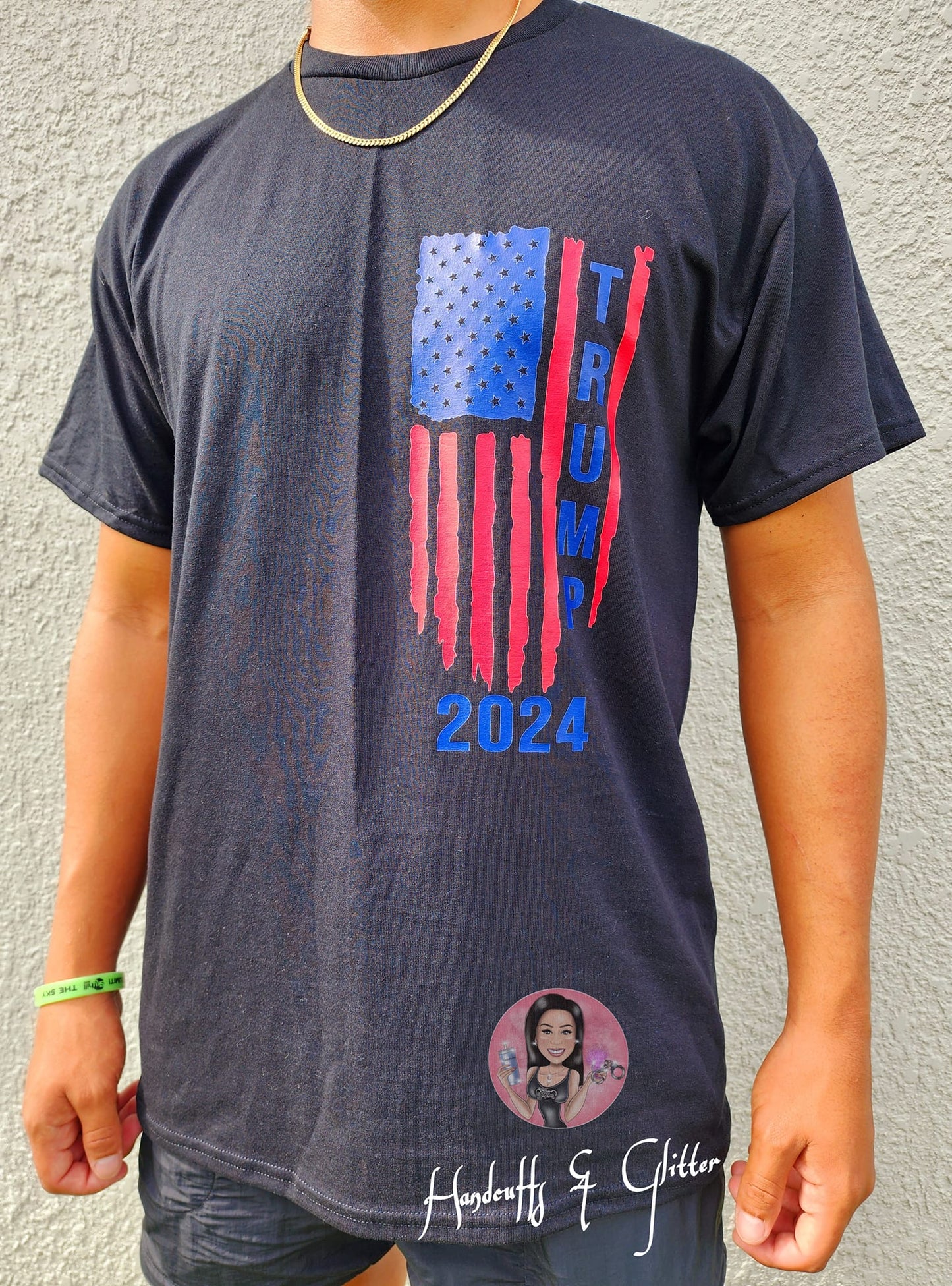 T-Shirt: TRUMP 2024 Flag