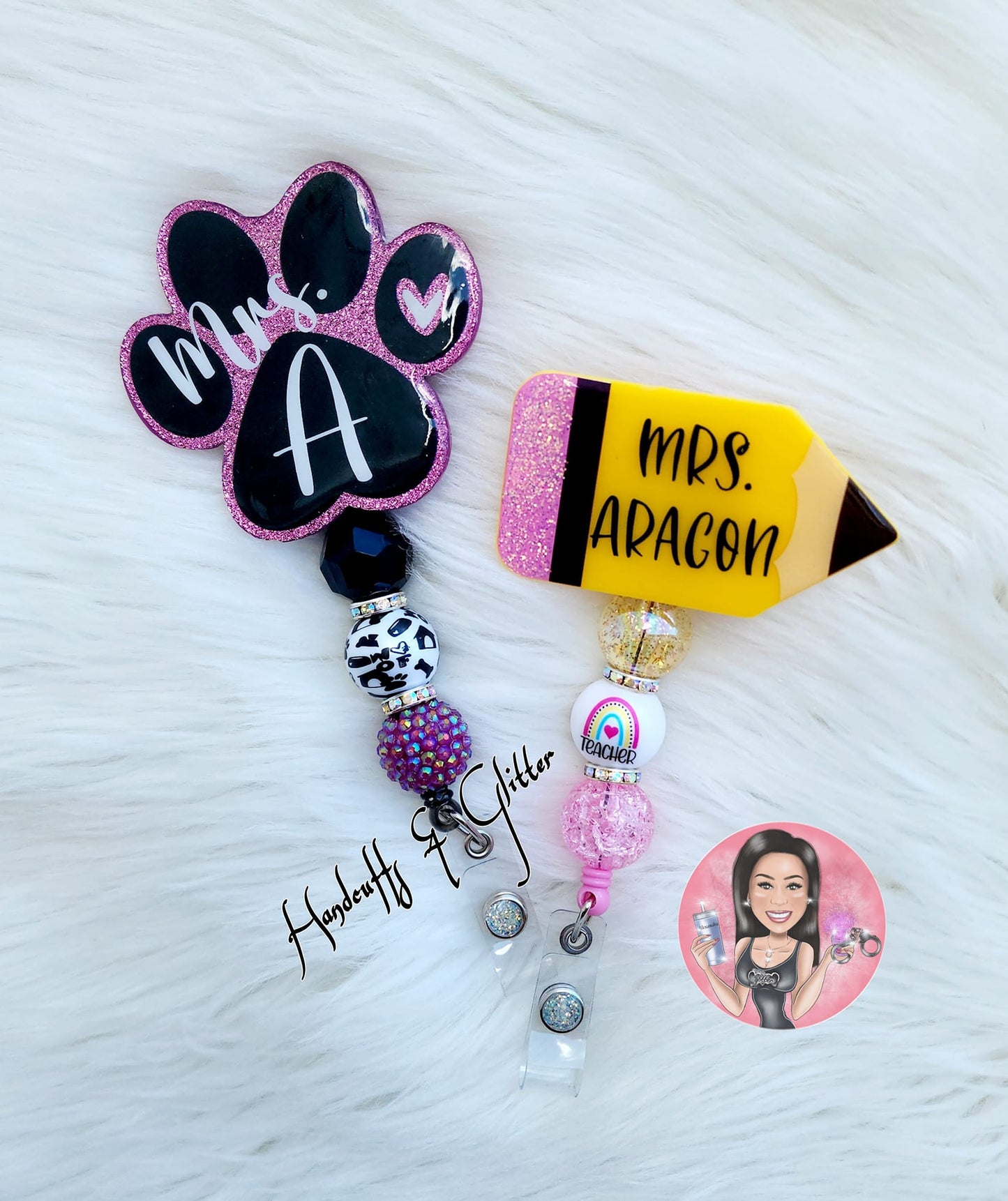 Badge Reel: Paw or Pencil