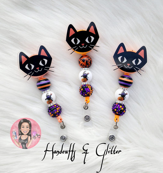 Badge Reels: Black Cat _ HALLOWEEN