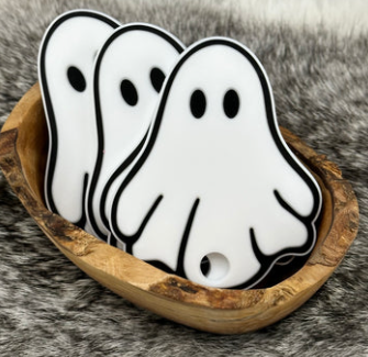 Tumbler Accessories: Lid Toppers - GHOST